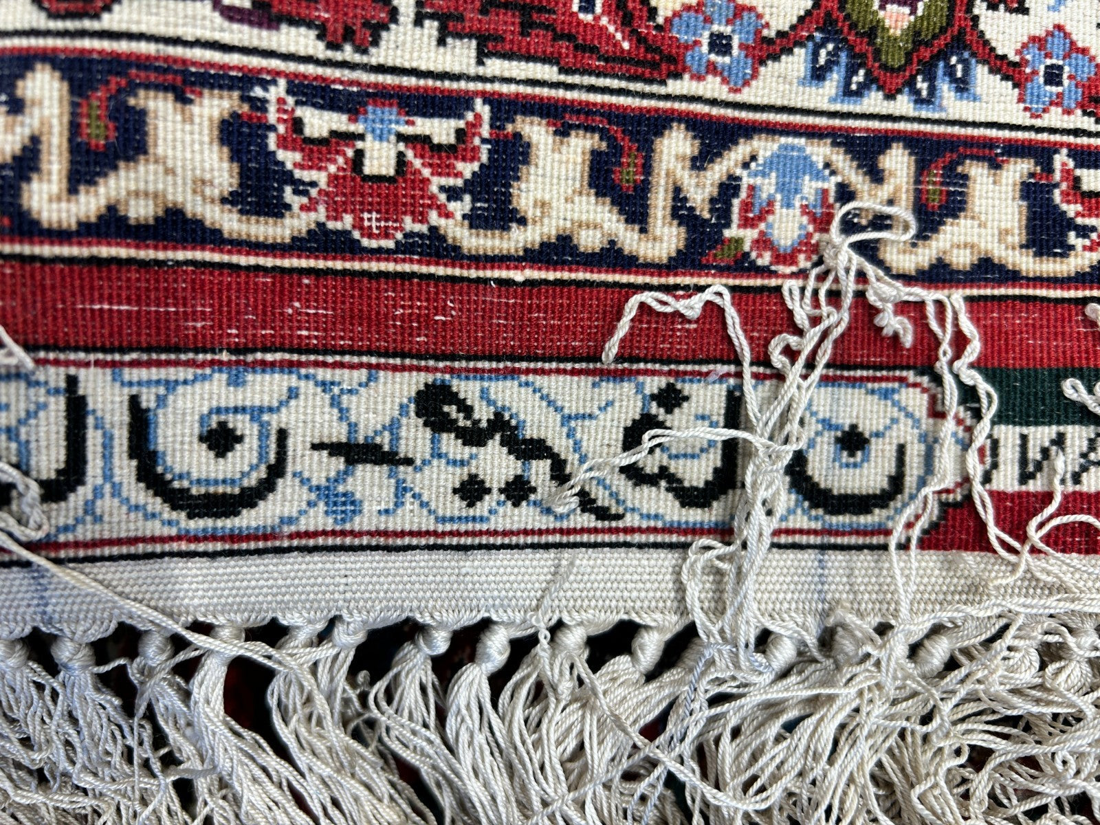 6'6"x10'2" Extra-Fine Hand-Knotted Wool & Silk  Isfahane Seirafian Rug - Signed