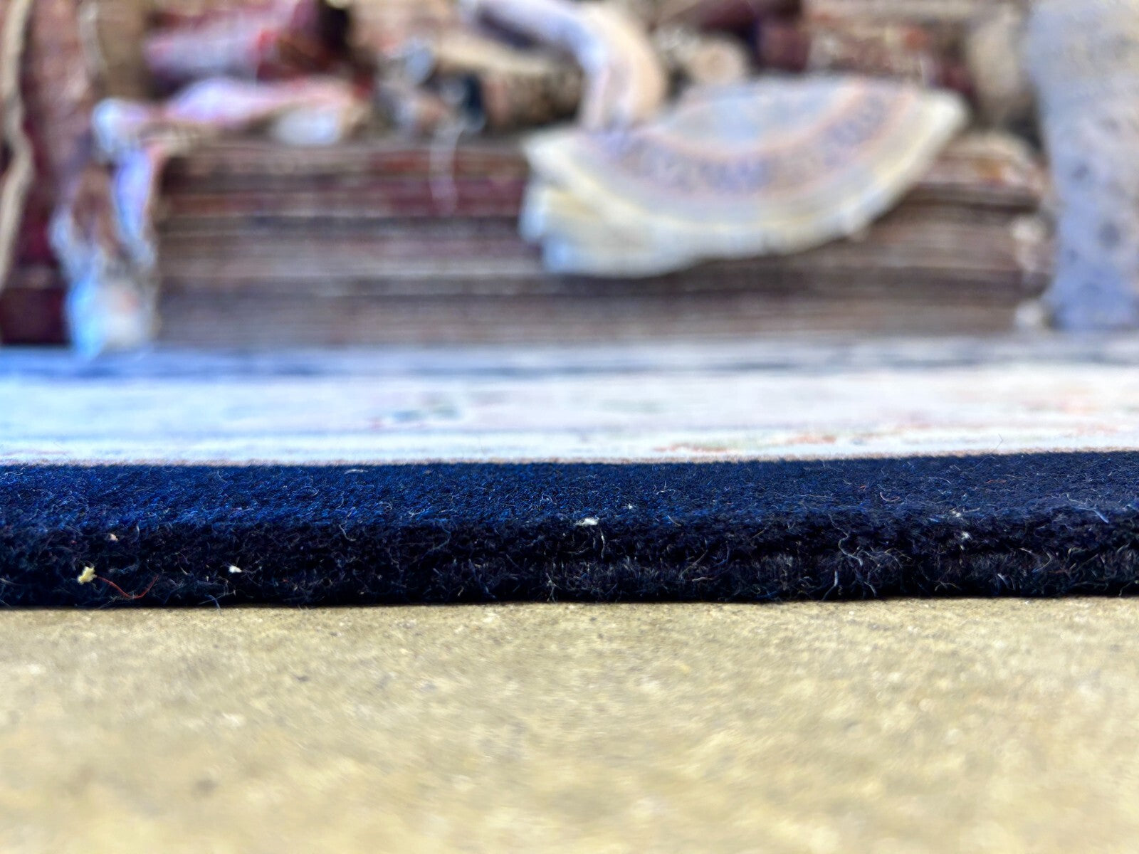 9'x12' Hand-Knotted Wool & Silk Blend Oriental Rug