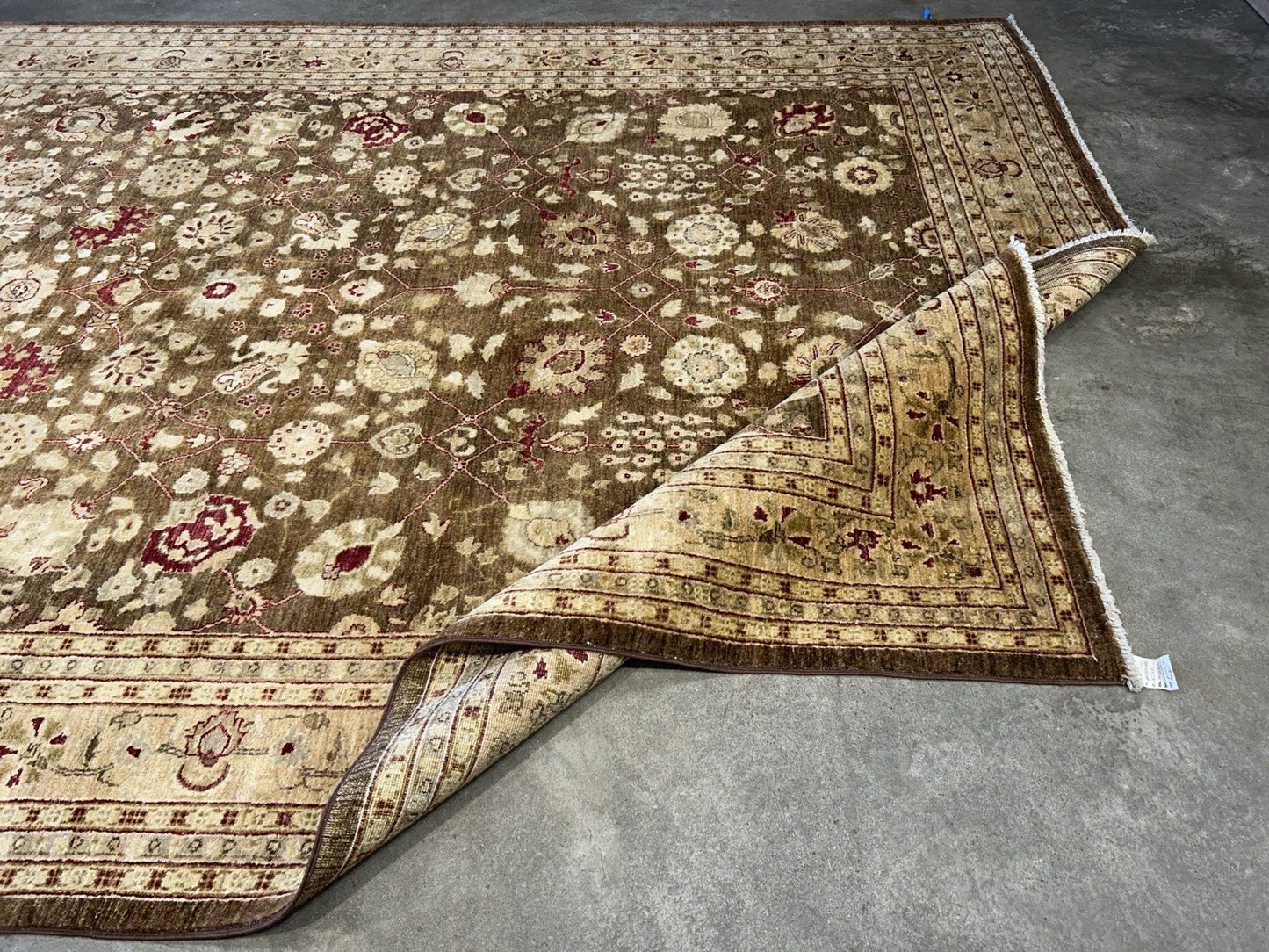 8’1”x9’11” Hand-Knotted 100% Wool Pile Oriental Area Rug - Carpet