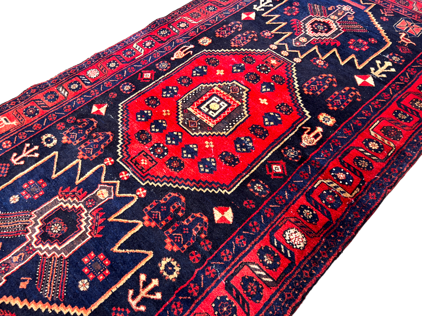 4'7" x 9'5" Hand-Knotted 100% Wool Carpet - Bidjare Area Rug