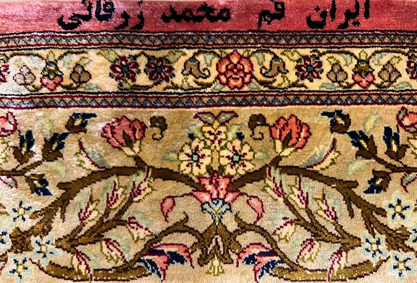 3'3"x4'11" Exquisite Extra-Fine Hand-Knotted 100% Silk Tree of Life Area Rug