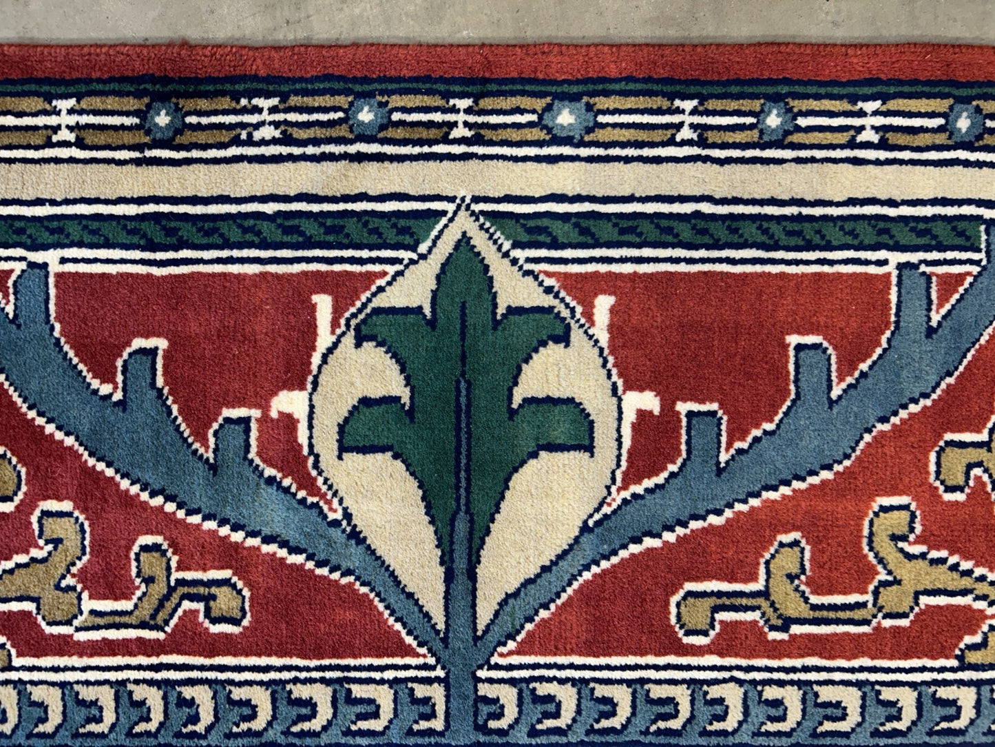 9'x12' Hand-Knotted 100%  Wool Pile All-Over Area Rug