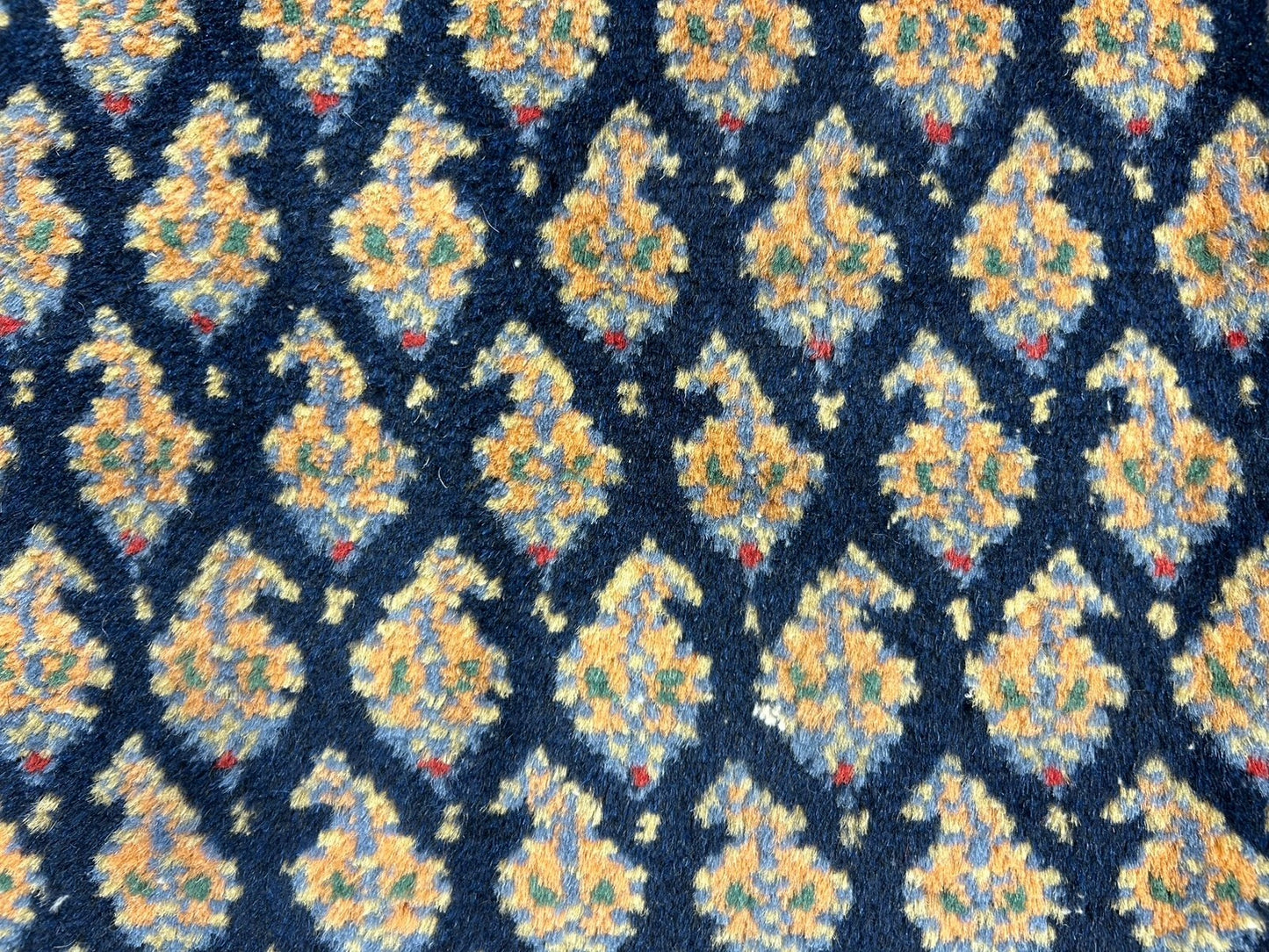 7’11”x10’ Vintage Hand-Knotted 100% Wool Pile Oriental Area Rug - Carpet