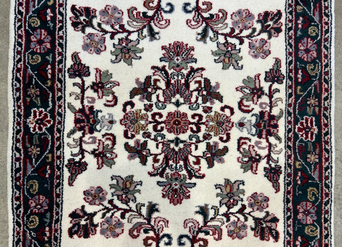 3'x5'1" Hand-Knotted 100% Wool Pile All-Over Kashane Design Area Rug