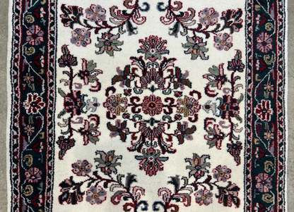 3'x5'1" Hand-Knotted 100% Wool Pile All-Over Kashane Design Area Rug