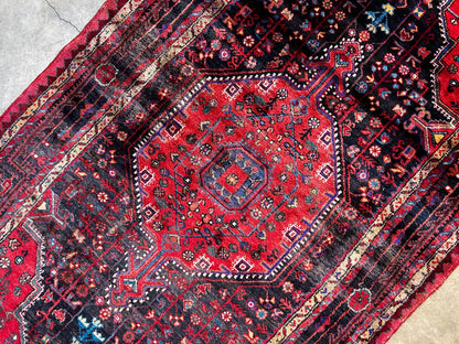 5'0" x 9'5" Hand-Knotted 100% Wool Pile Nahavande Area Rug - Carpet