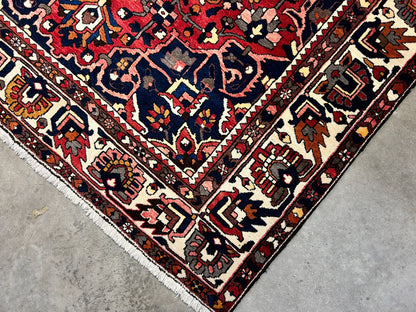 6'11"x10'4" Hand-Knotted 100% Wool Carpet - Bakhtiarie Area Rug