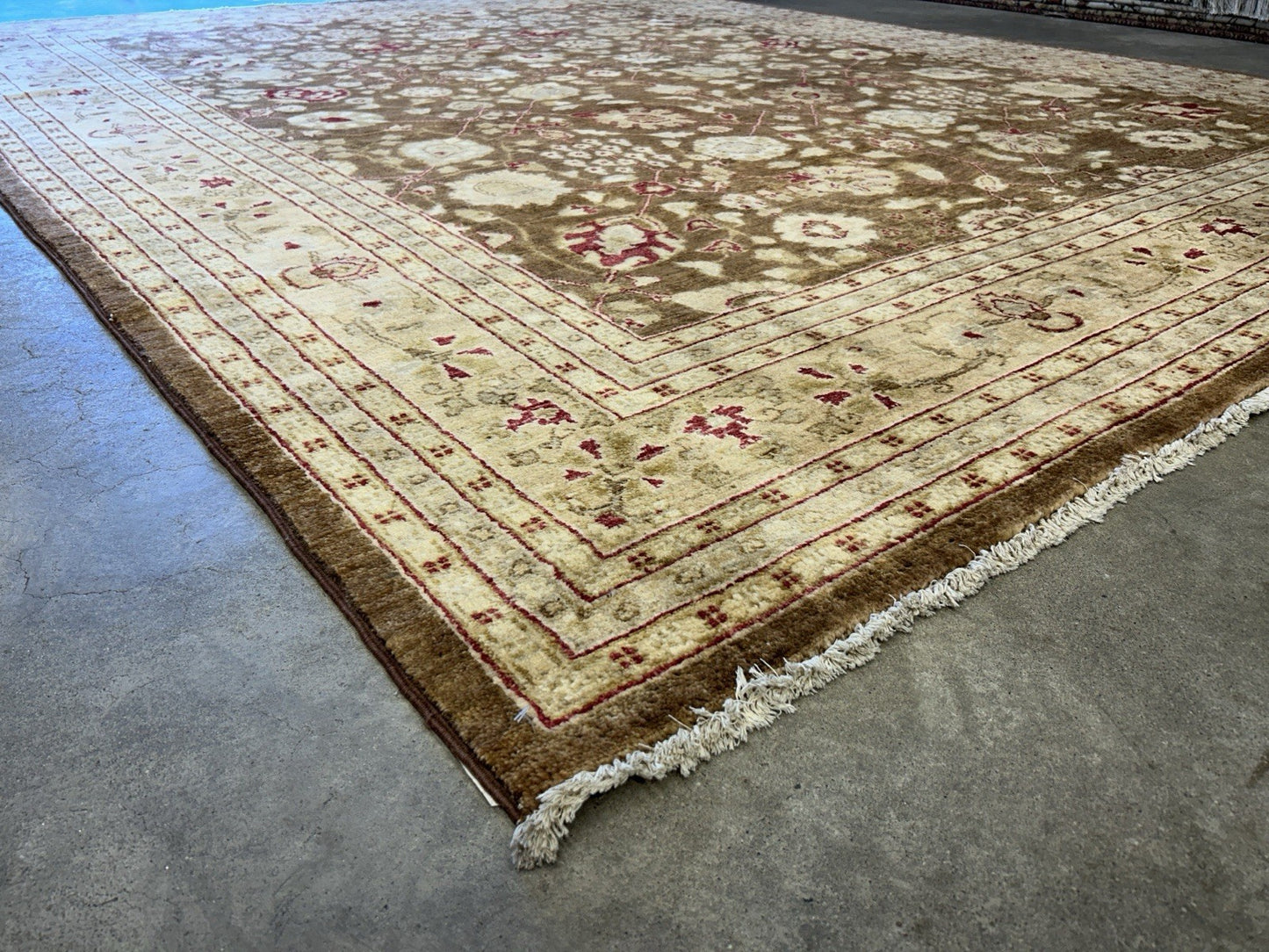8’1”x9’11” Hand-Knotted 100% Wool Pile Oriental Area Rug - Carpet