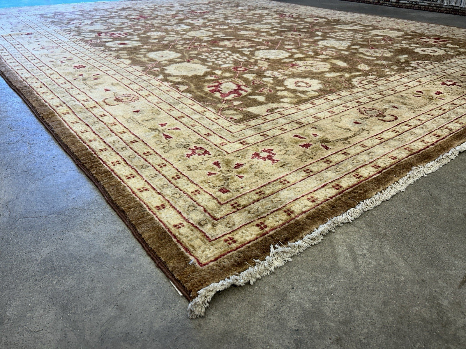 8’1”x9’11” Hand-Knotted 100% Wool Pile Oriental Area Rug - Carpet