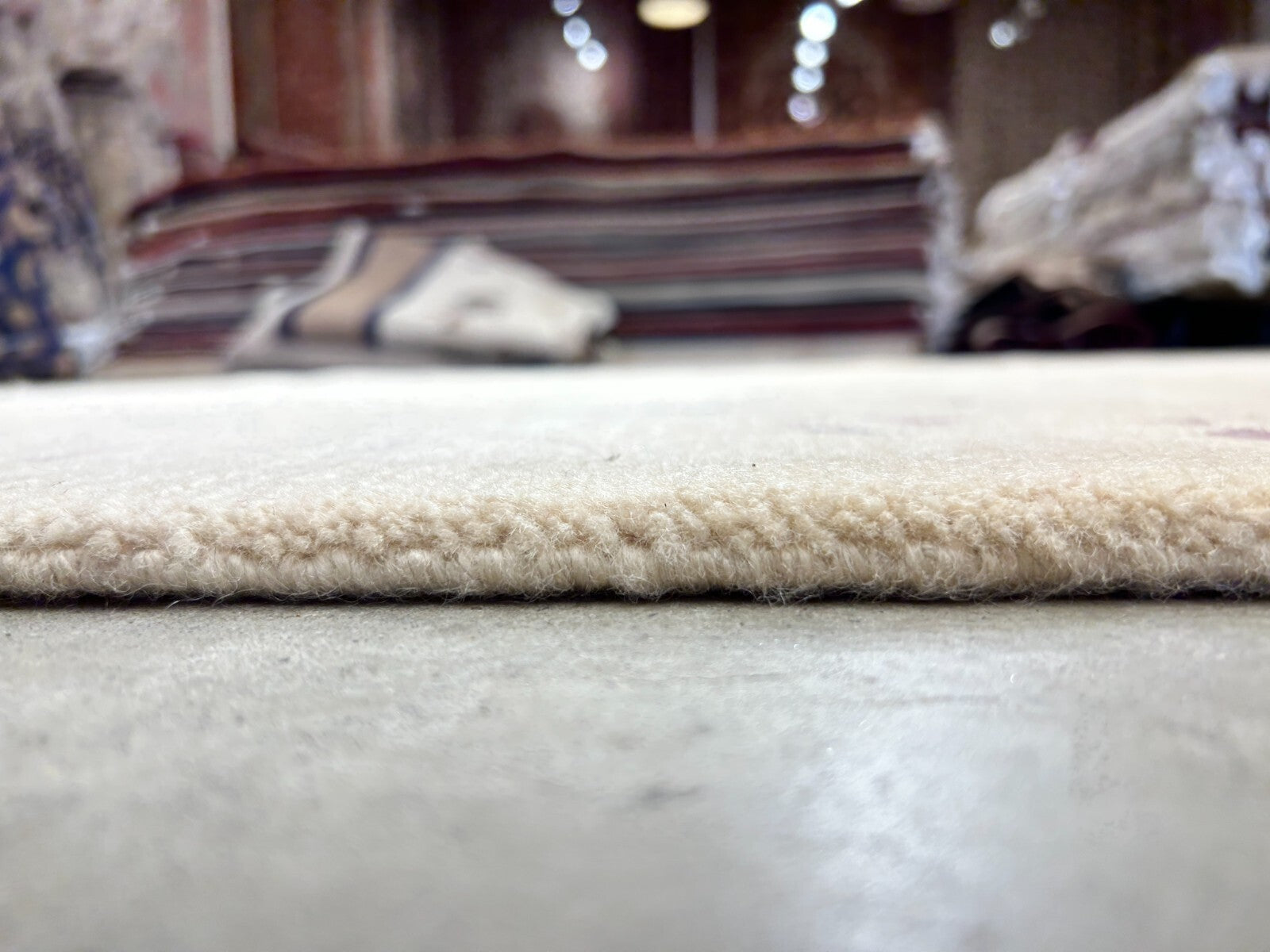 6'7"x9'10" Hand-Knotted 100% Wool Pile Indo-Nepali Carpet - Area Rug