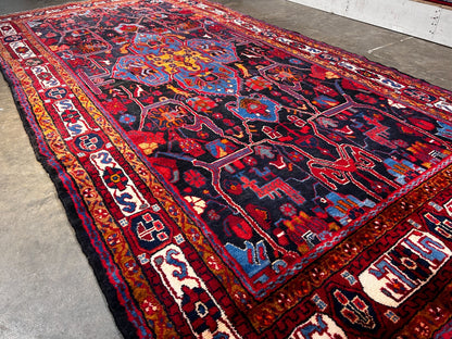 5'3" x 10'11" Hand-Knotted 100% Lamb Wool Pile Nahavande Area Rug - Carpet