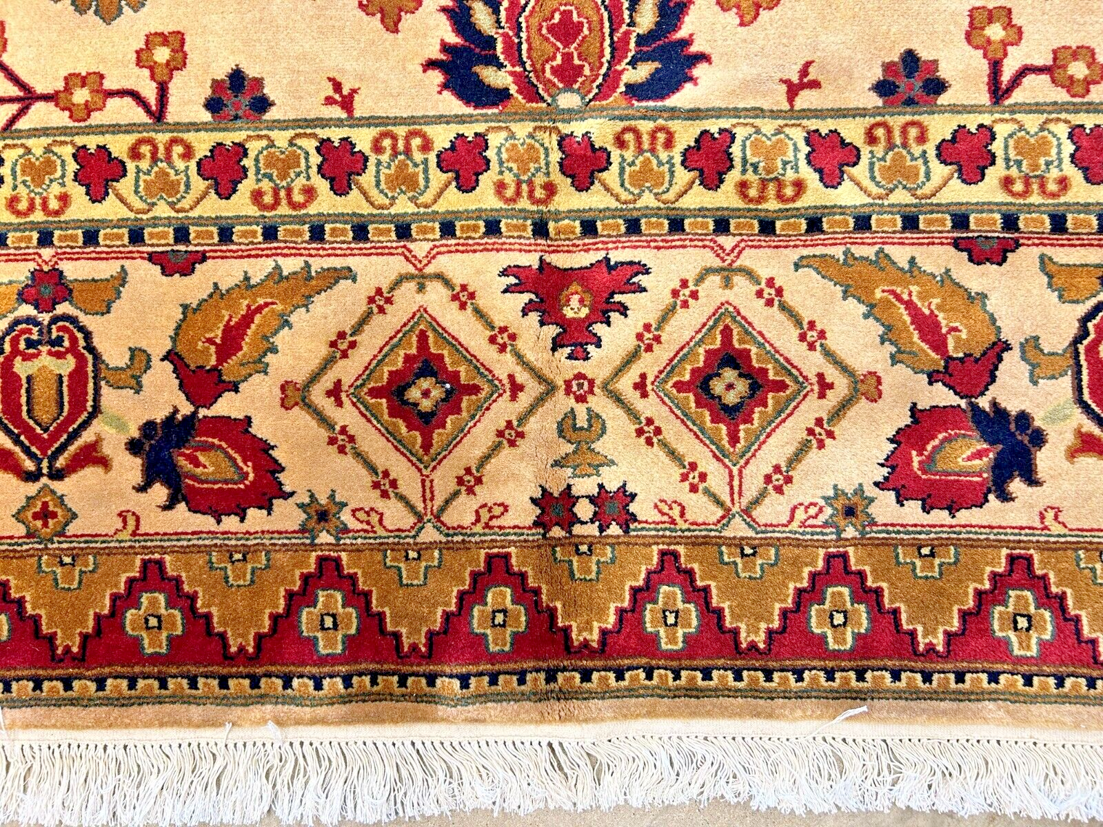 8'11" x 12' Hand-Knotted 100% Wool Carpet - Herize Design Area Rug