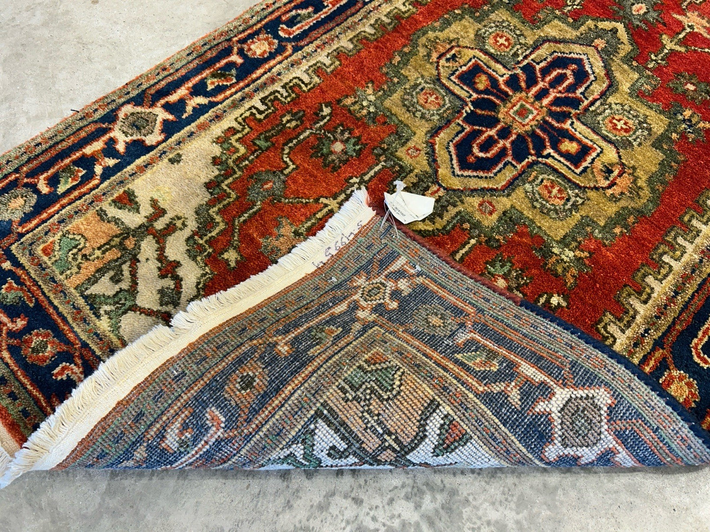 3'x5' Hand-Knotted 100% Wool Pile IndoSerapi Rug