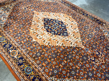 6'x9' Hand-Knotted 100% Wool Pile Bidjare Design Carpet - Area Rug