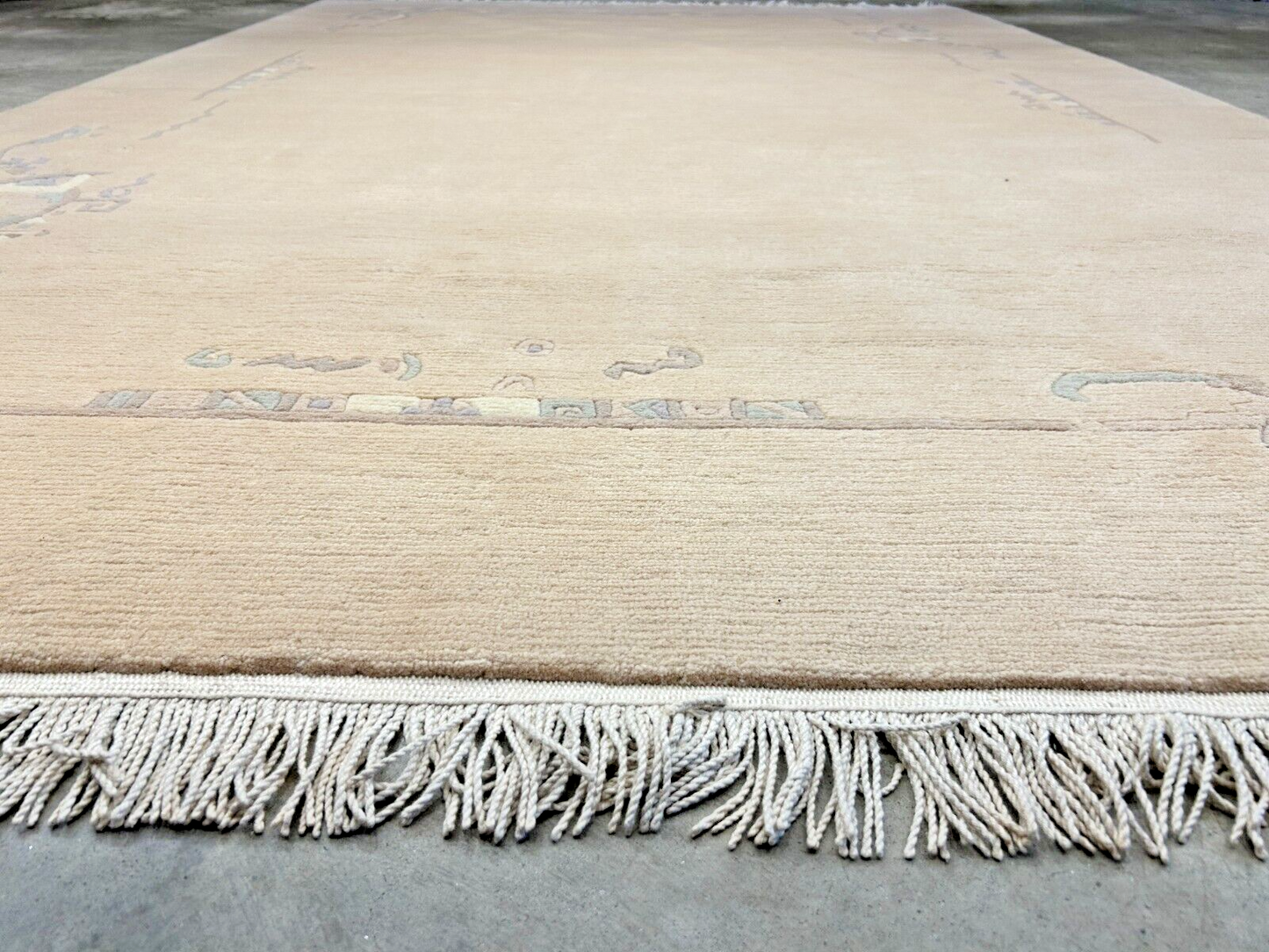 6'6"x9'11" Hand-Knotted 100% Wool Pile Indo-Nepali Carpet - Area Rug