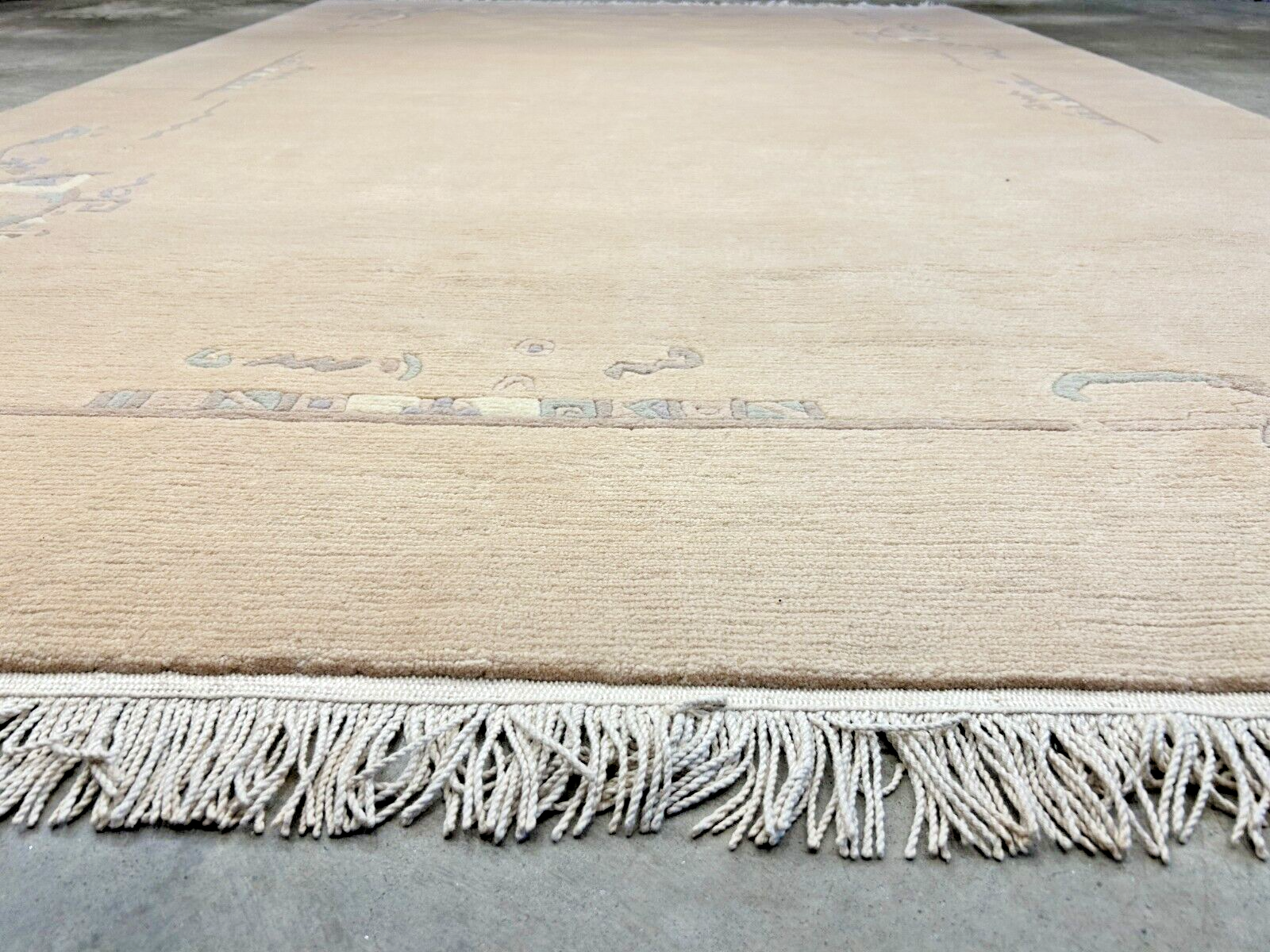 6'6"x9'11" Hand-Knotted 100% Wool Pile Indo-Nepali Carpet - Area Rug