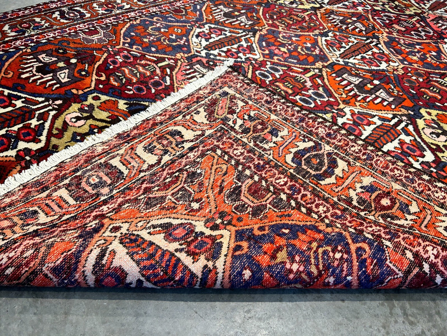 6'6"x10'1" Hand-Knotted 100% Lamb Wool Bakhtiarie Carpet - Area Rug