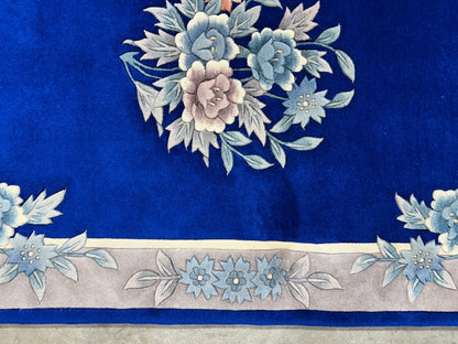 3'x5' Hand-Knotted 100% Wool Pile Art-Deco Area Rug - Carpet