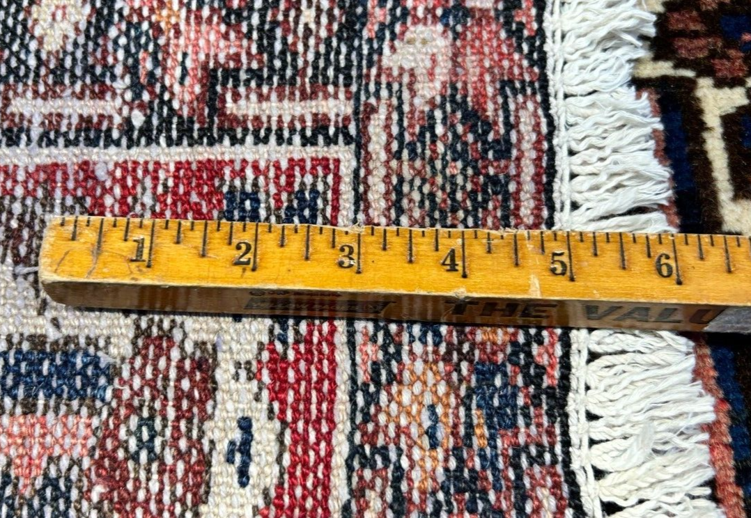 6'5"x9'8" Hand-Knotted 100% Lamb Wool Bakhtiarie Carpet - Area Rug