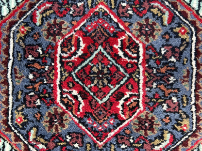 3'10"x5'10" Hand-Knotted 100% Wool Pile Indobijar Area Rug - Carpet
