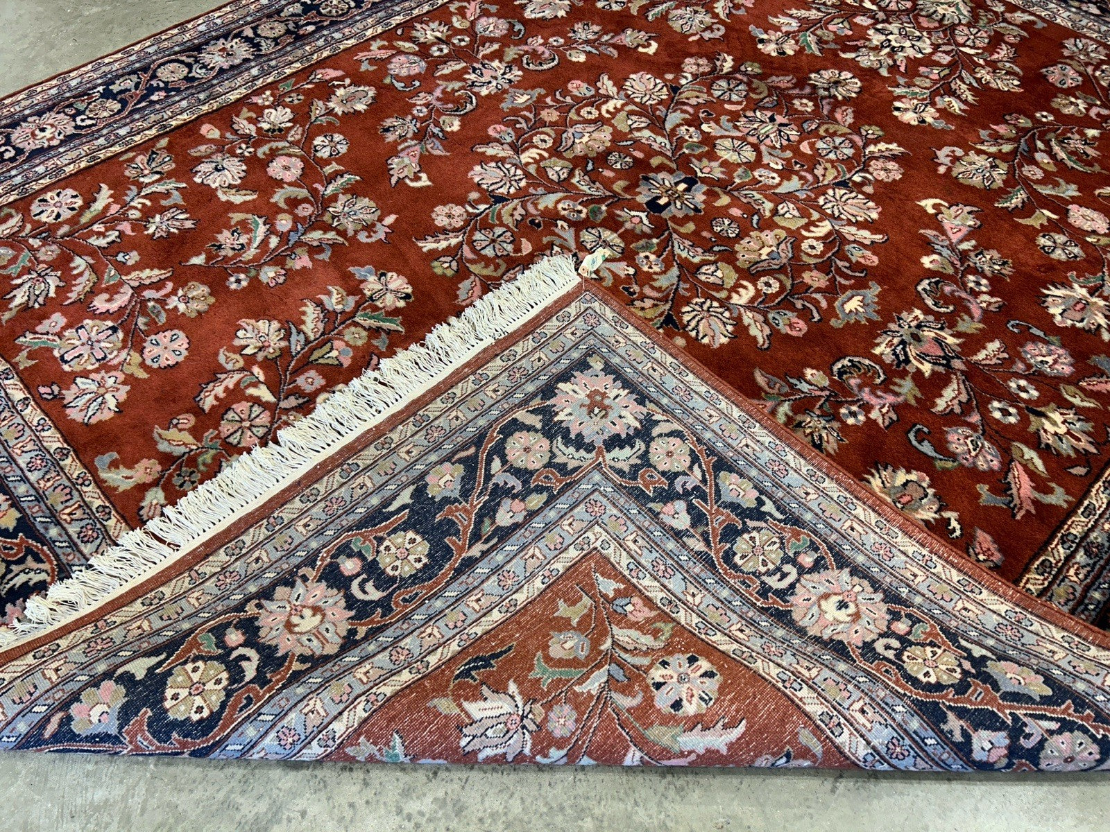 8’1”x9’11” Hand-Knotted 100% Wool Pile Oriental Area Rug - Carpet