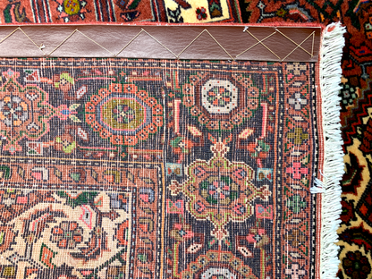 4'2"x6'6" Hand-Knotted 100% Wool Pile Bijare Gholtoghe Carpet - Area Rug