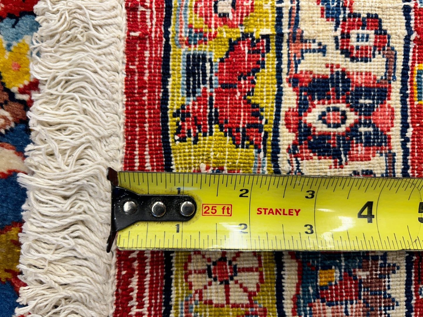 Collector Item - 10'6"x15'7" Antique Hand-Knotted Wool & Silk Varamine Area Rug