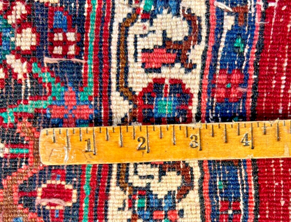 6'7"x10'6" Hand-Knotted 100% Wool Pile Bidjare Carpet - Area Rug