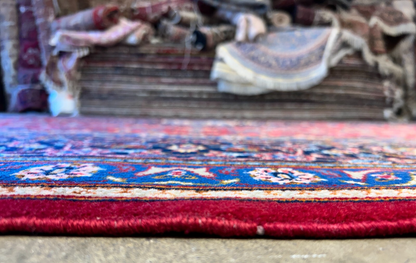 8'11"x12'4" Hand-Knotted 100% Wool Pile Kashane Rug