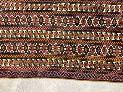 6'3"x9'2" Hand-Knotted 100% Wool Carpet - Bokhara Area Rug