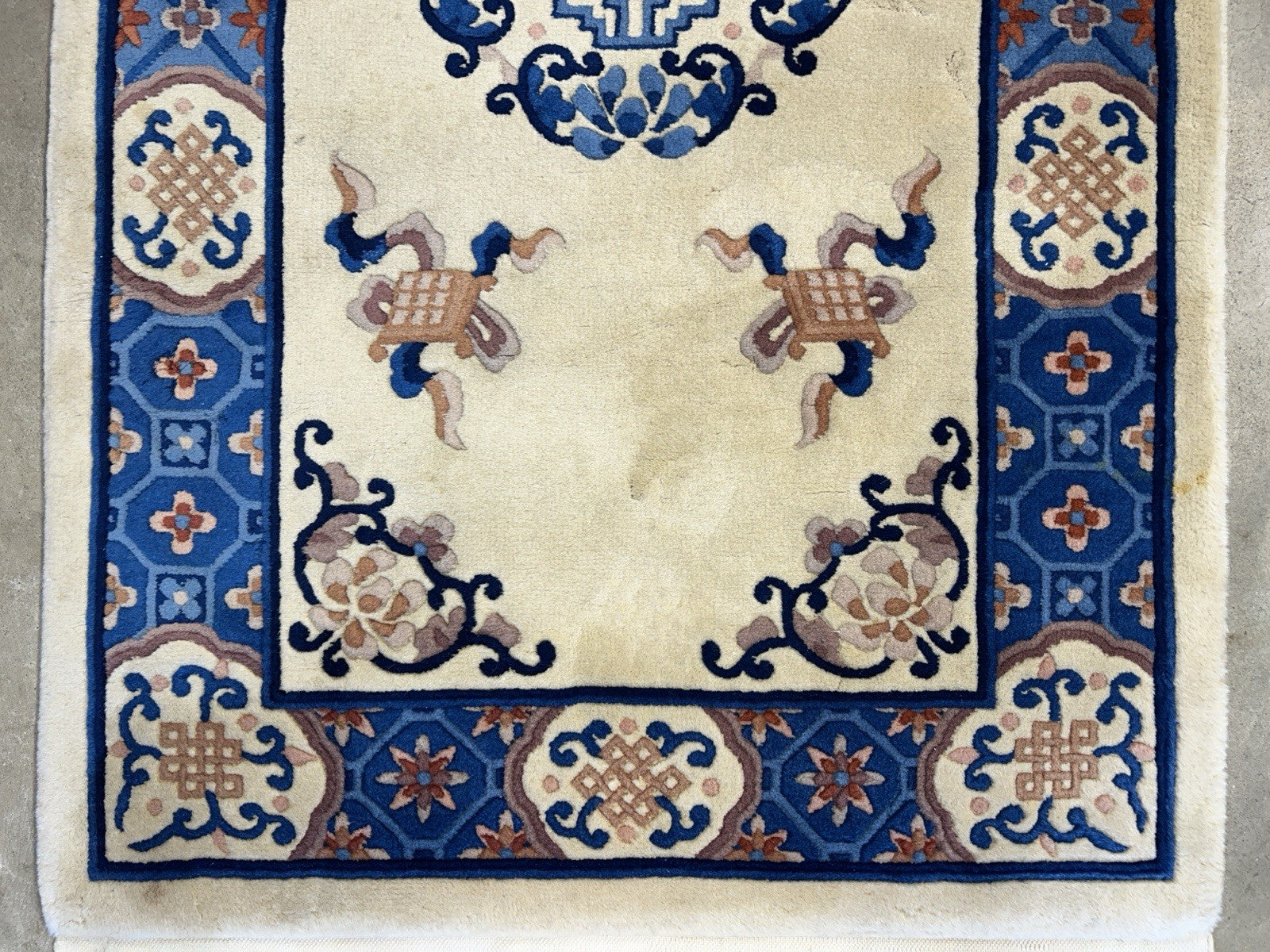 3’1”x5’2” Hand-Knotted 100% Wool Pile Oriental Area Rug - Carpet