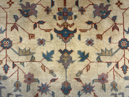 7’10”x9’6” Hand-Knotted 100% Wool Pile Oriental Area Rug - Carpet