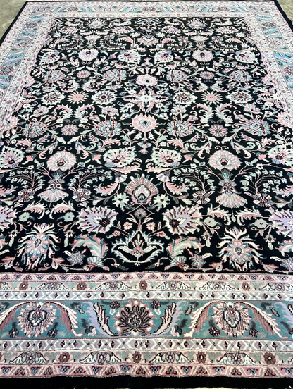 8'10" x 11'10" Hand-Knotted 100% Wool Carpet - Kashane Design Area Rug