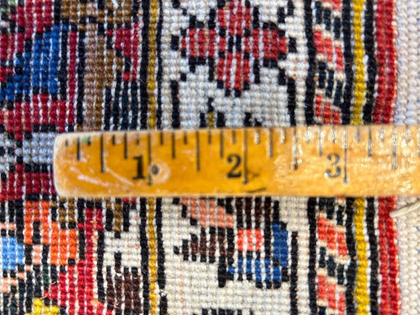 6'11"x9'8" Hand-Knotted 100% Wool Pile Bakhtiarie Carpet - Area Rug