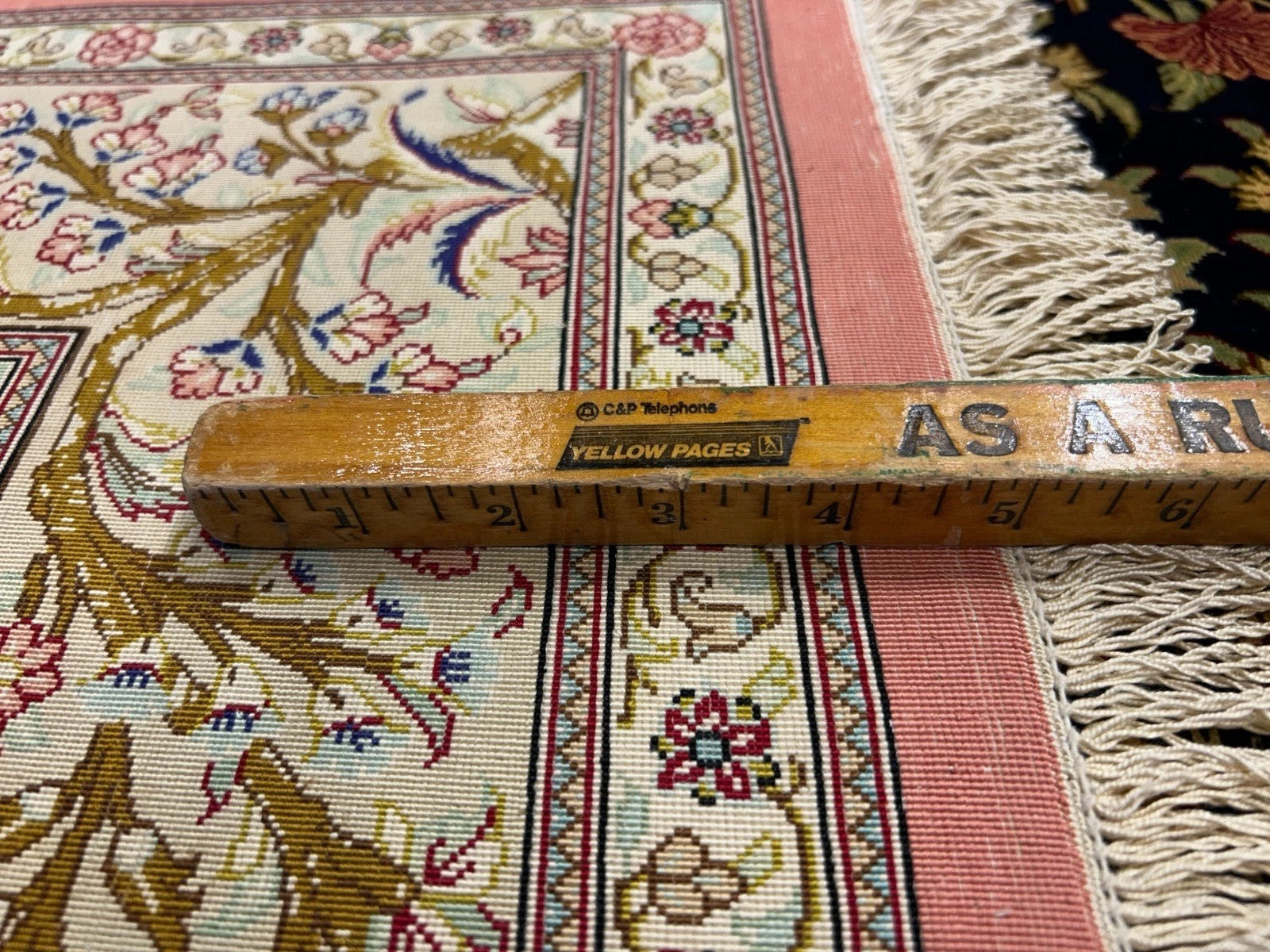 3'3"x4'11" Exquisite Extra-Fine Hand-Knotted 100% Silk Tree of Life Area Rug