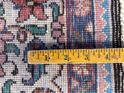 6'9"x9'5" Hand-Knotted 100% Lamb Wool Bakhtiarie Carpet - Area Rug