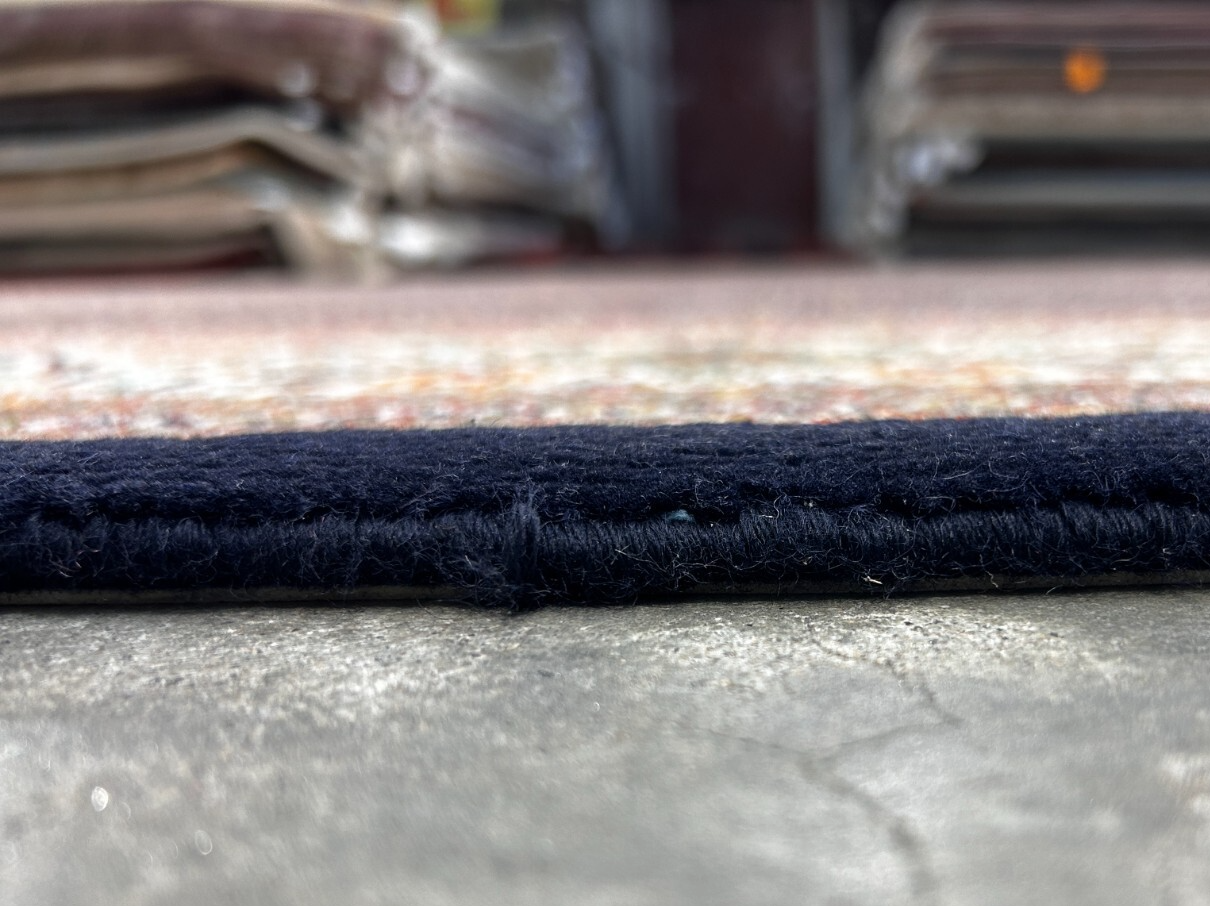 8'4"x11'2" Fine Hand-Knotted 100% Wool Pile Tabrize Fish Style Rug - Carpet