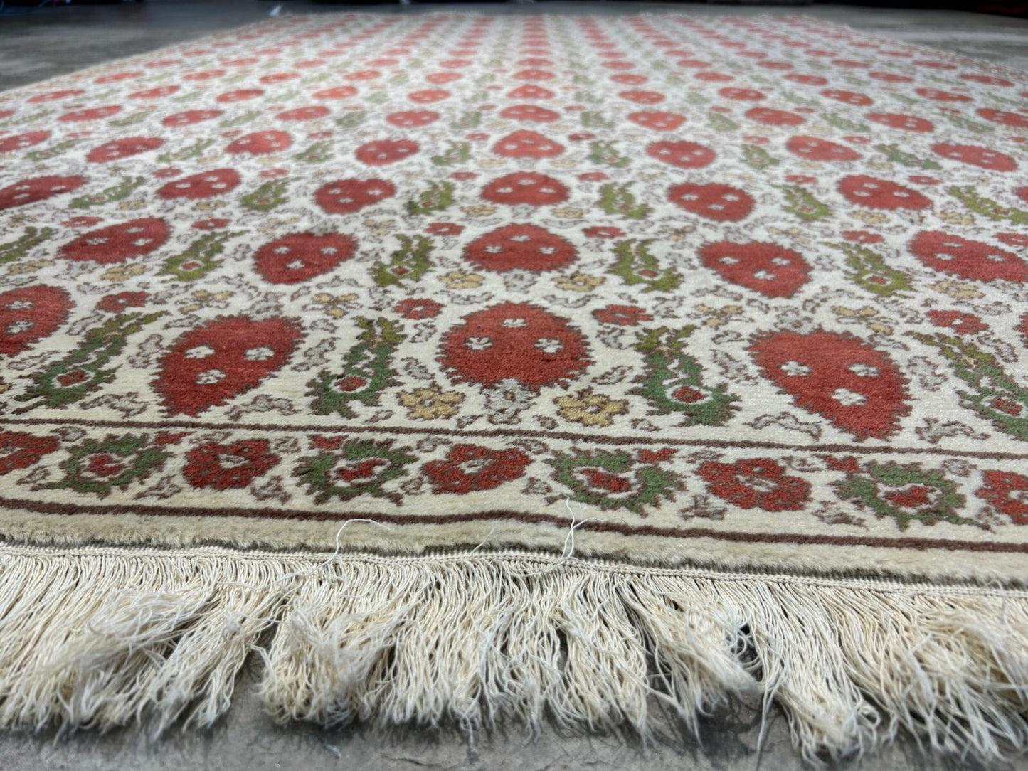 6'1"x9'2" Hand-Knotted 100% Wool Pile Turkish Carpet - Area Rug