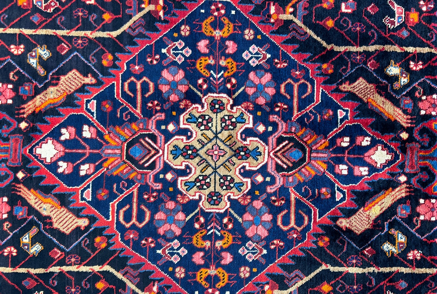 5'6" x 10'5" Hand-Knotted 100% Wool Carpet - Nahavande Area Rug