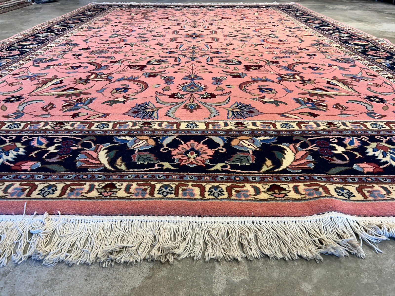 9'x12' Hand-Knotted 100% Wool Pile Romanian Rug
