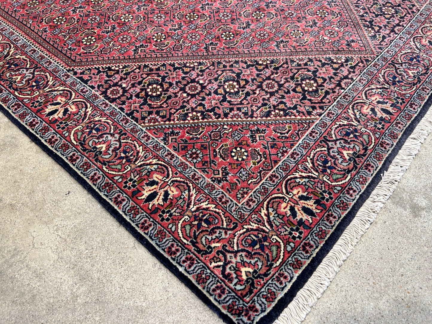 3'8"x5'10" Hand-Knotted 100% Wool Bidjare Carpet - Area Rug