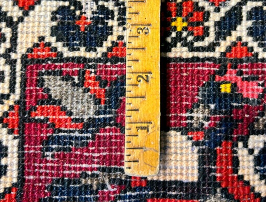 6'11"x10'3" Hand-Knotted 100% Lamb Wool Bakhtiarie Carpet - Area Rug