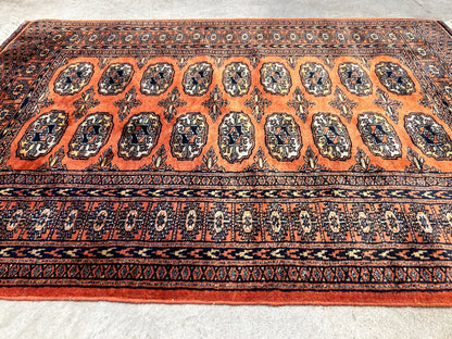 2'8"x3'11" Hand-Knotted 100% Wool Pile Bokhara Rug
