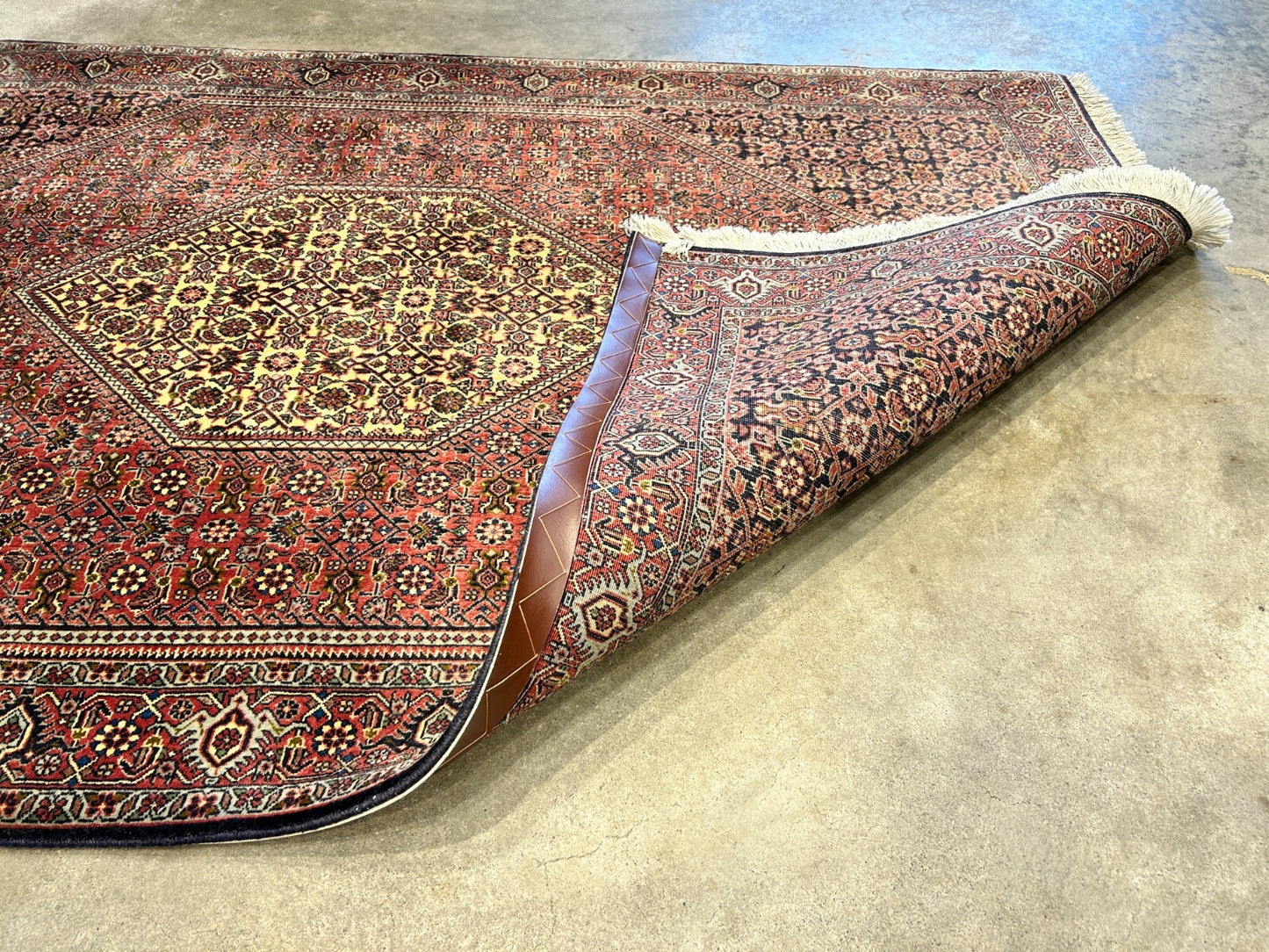 3'8"x5'10" Hand-Knotted 100% Wool Bidjare Carpet - Area Rug