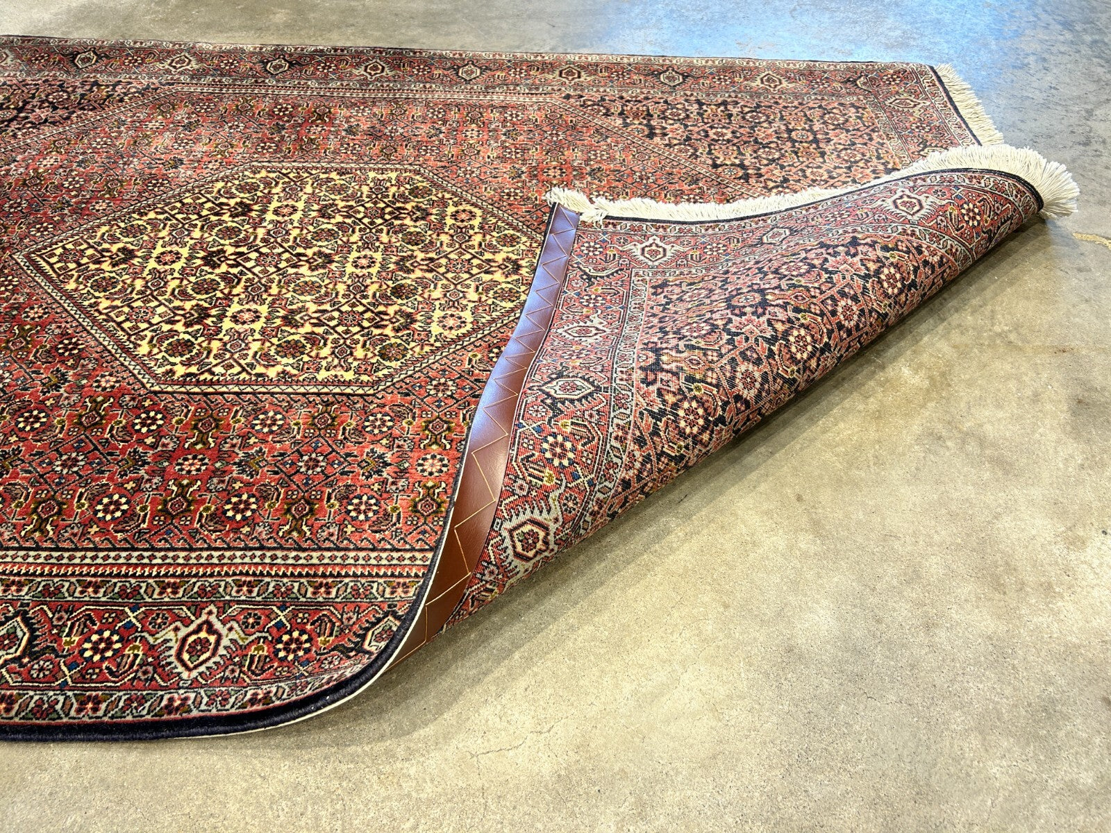 3'8"x5'10" Hand-Knotted 100% Wool Bidjare Carpet - Area Rug