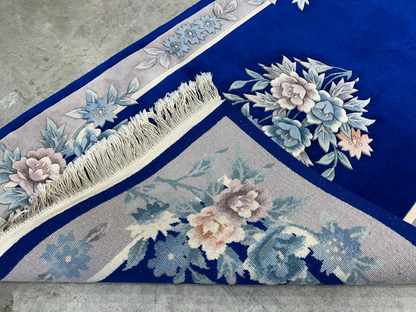 3'x5' Hand-Knotted 100% Wool Pile Art-Deco Area Rug - Carpet