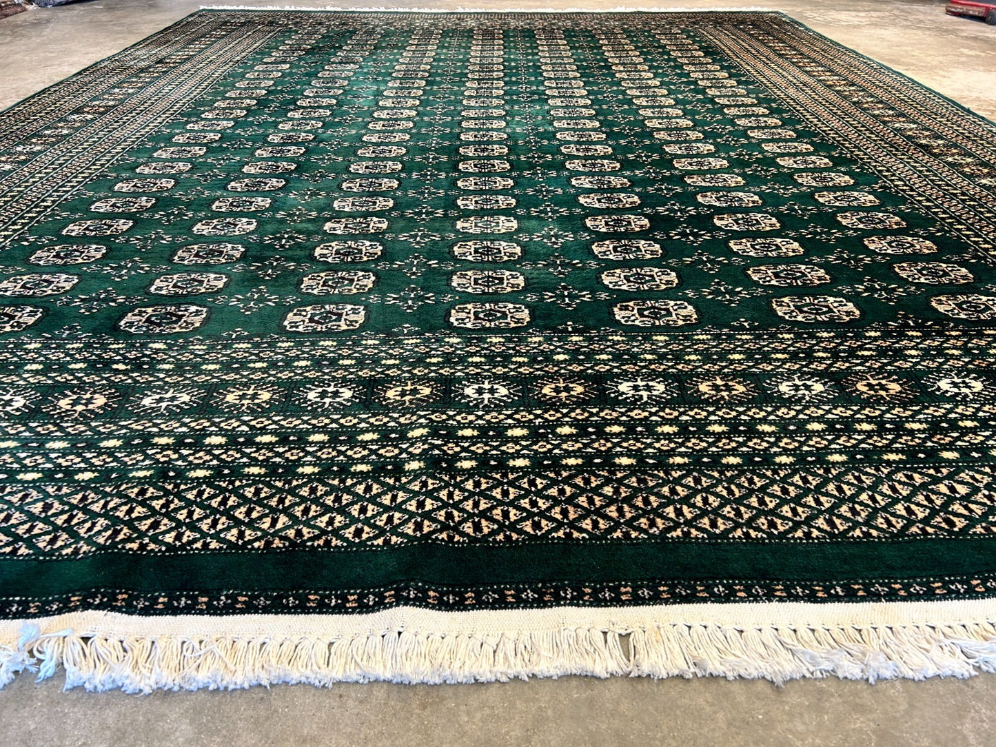 8'x10' Hand-Knotted 100% Wool Pile Bokhara Rug