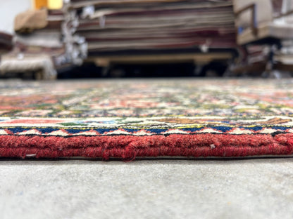 3'5"x5'2" Hand-Knotted 100% Wool Pile Bakhtiarie Area Rug - Carpet