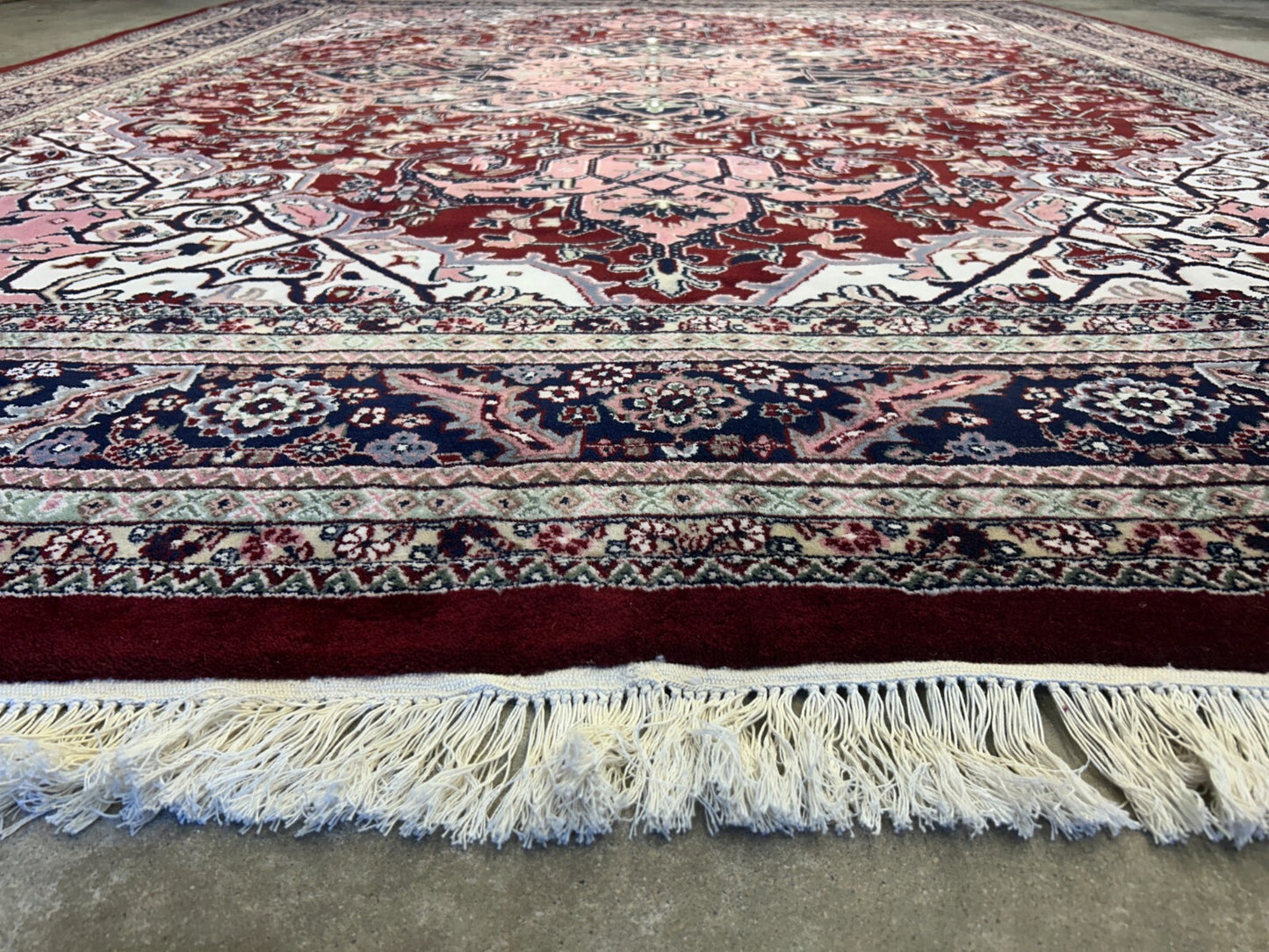 9'x11'9" Hand-Knotted 100% Wool Pile Herize Rug