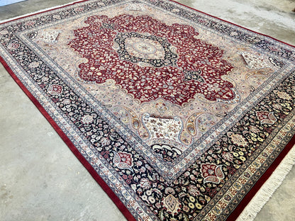 9'x12' Hand-Knotted 100% Wool Pile Tabrize Carpet - Area Rug